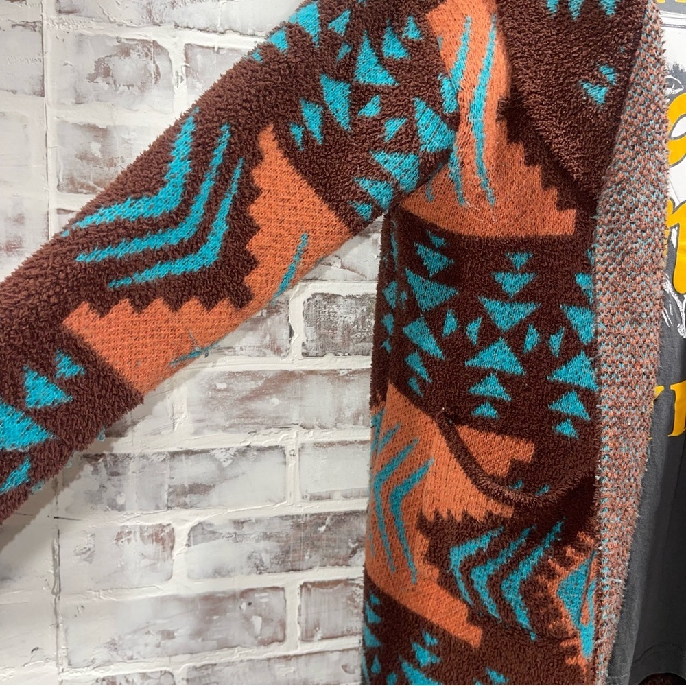 Southwestern cardigan sweater women’s small - Picture 3 of 6